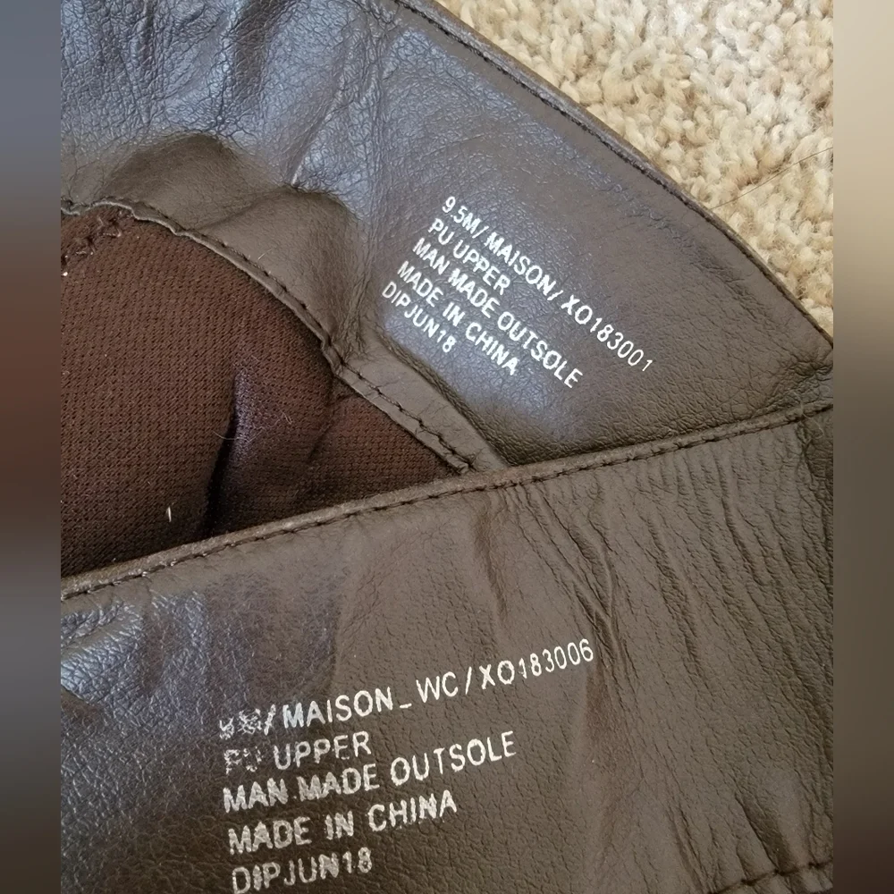 EUC Size 9.5 M MAISON ΧΟ183001 boots - Picture 4 of 8